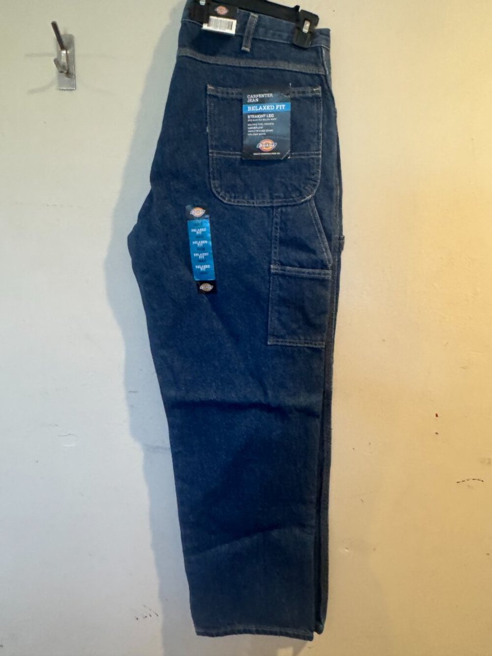 Dickies Carpenter Relax Fit Men's Straight Leg Jeans size 38X32